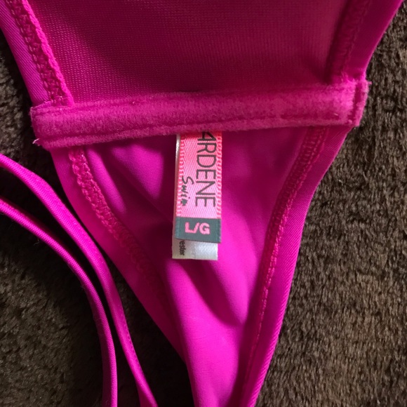 Vibrant Pink Bikini Top - Picture 2 of 4